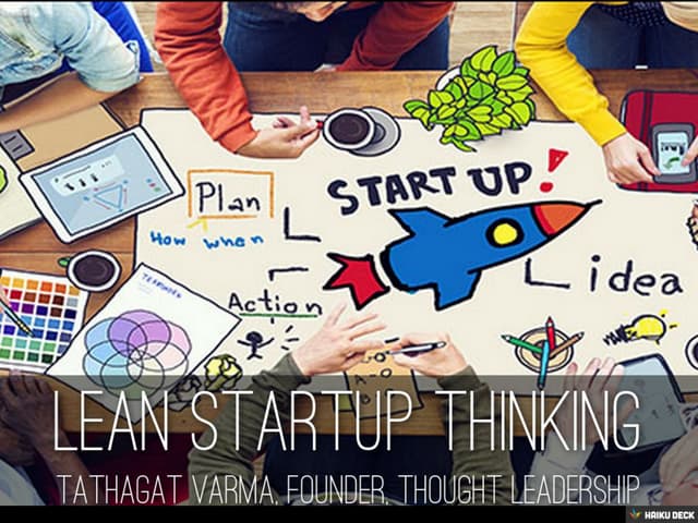 Lean Startup Thinking