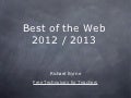 A   best of the web january 2013:2012