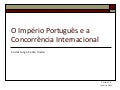 A Crise Do Império Português