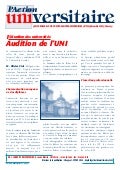 Action universitaire - décembre 2003
