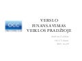 A. Zolubas - Verslo Finansavimo Etapai Verslo pradžioje