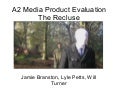 A2 media product evaluation revised