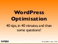 WordPress Optimisation - A4UExpo