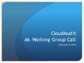 CloudAudit/A6 - 2/12/10 Call