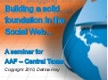 AAF Central Texas - Building a Solid Foundation in the Social Web