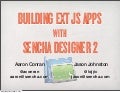 Building Ext JS Apps with Designer