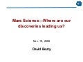 AAS National Conference 2008: David Beaty