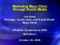Marketing Mayo Clinic Through Social Media