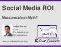 Social Media ROI: Measureable or Myth?