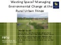 Keynote presentation to periurban parks interreg project 16 September Aberdeen 