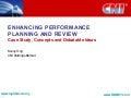 Enhancing Performance Planning And Review for Business and Talent Management