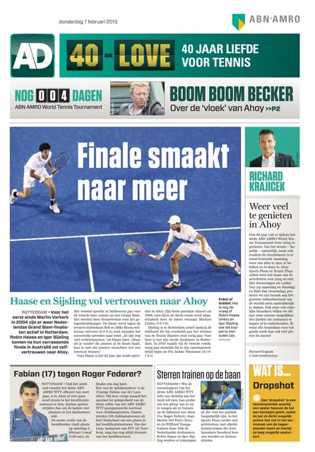 World Tennis Tournament Special 7 februari 2013