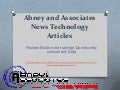 Abney and Associates News Technology Articles