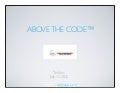 Above The Code - IDC Elevator - Tel Aviv Israel