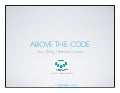 Above the code   story telling : branded content for bio medical 