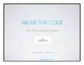 Above the code   story telling : branded content  : sadara ventures - ramallah