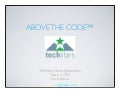 Above the code    tech stars cloud 