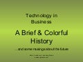 A Brief and Colorful History of Technology in Business