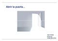 Abrir la puerta jose sande edublogs