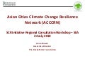 Asian Cities climate resilience network