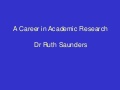 A Career in Academic Research