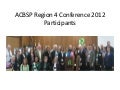 ACBSP Region 4 Conference 2012 in Pictures