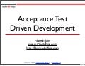 ATDD - Acceptance Test Driven Development