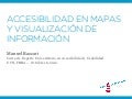Accesibilidad web en mapas y visualización de información