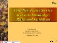 Access to Knowledge Policy
