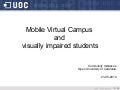 Accessibility on the mobile virtual campus