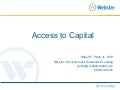 Access to Capital presented by Webster Bank