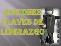 Acciones claves de liderazgo