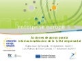 Acciones de apoyo para la internacionalizaciã³n de la  i+d+i empresarial