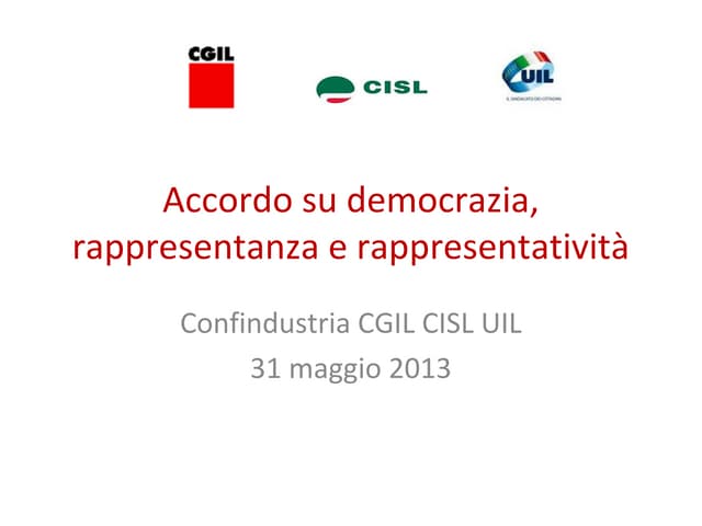 Accordo su democrazia rappresentanza e rappresentativita 4
