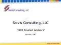 Acerca De Solvis Consulting