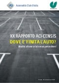ACI Censis 2012: Rapporto Mercato Auto