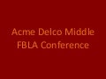 Acme Delco Middle FBLA