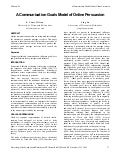 A communications goals model of online persuasion