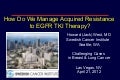 Acquired resistance to EGFR TKIs in Lung Cancer (NSCLC)