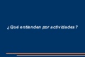 Actividades
