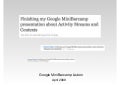 Activity Streams And Contexts