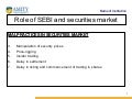 Ad09a Role Of Sebi And Securities Market