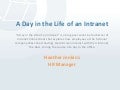 A Day in the Life of an Intranet: Heather Jenkins - HR Manager
