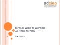 Is your website working as hard as you are? Part 1
