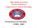 ppt on infertility by ROBEL