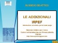Addizionali IRPEF
