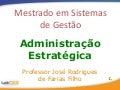 Programa de Aula da Disciplina Administração Estratégica