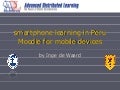 ADL workshop on mobile learning challenges May 2010