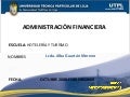 Administracion Financiera