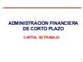 Administración Financiera A Corto Plazo